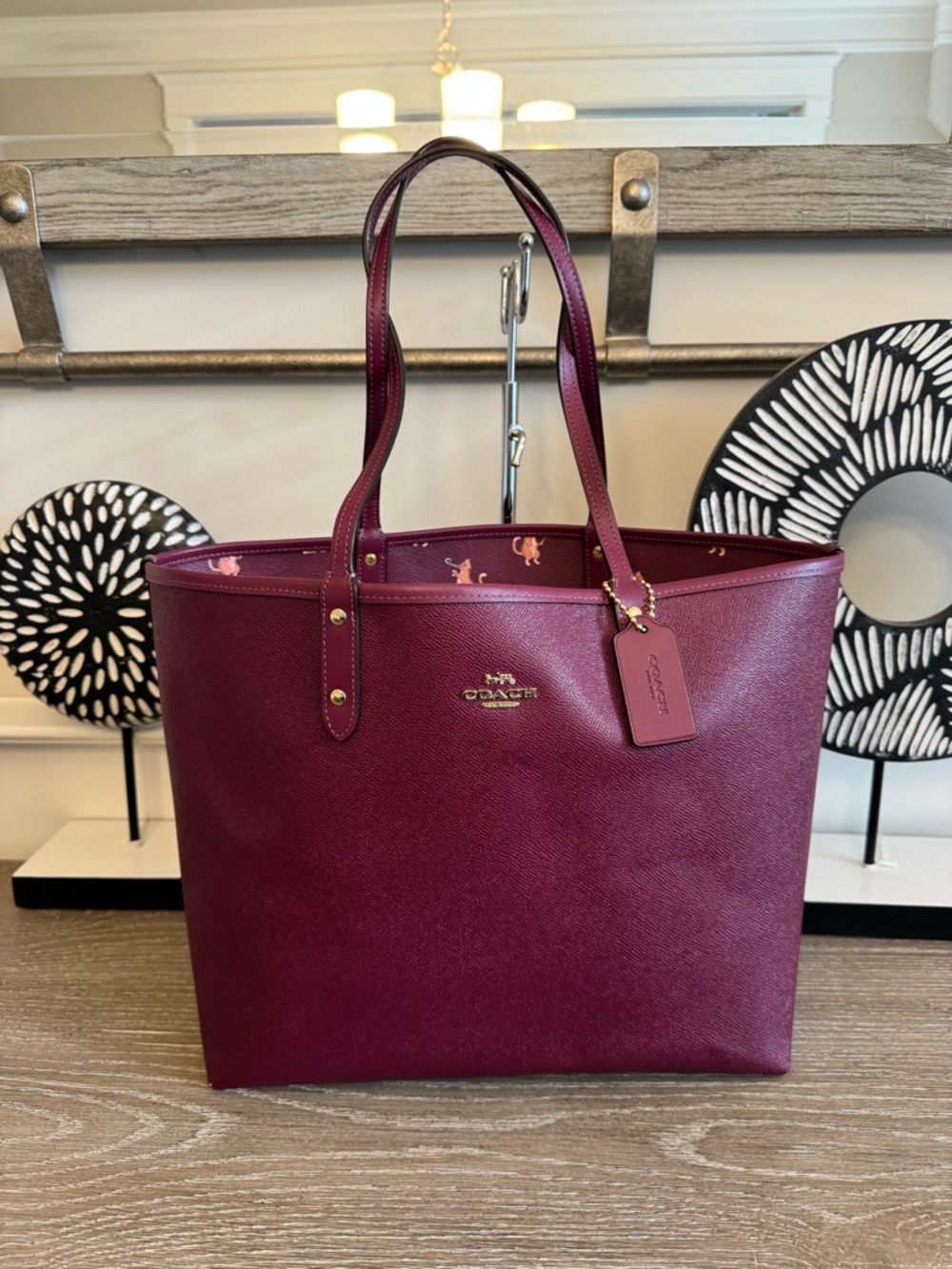 Coach Reversible City Tote.